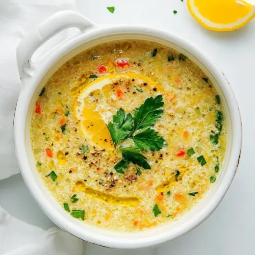 Greek Lemon Soup