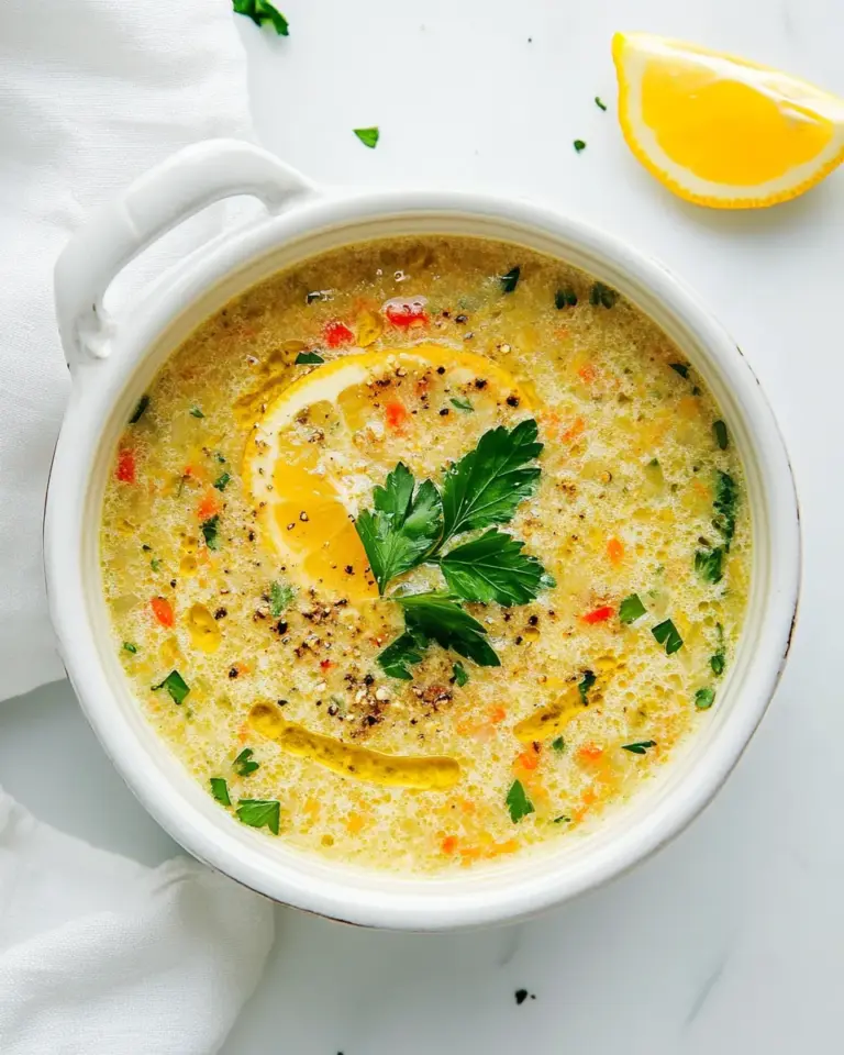 Greek Lemon Soup