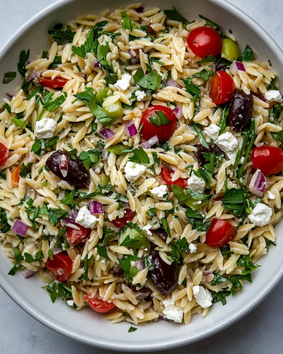 Greek Orzo Salad