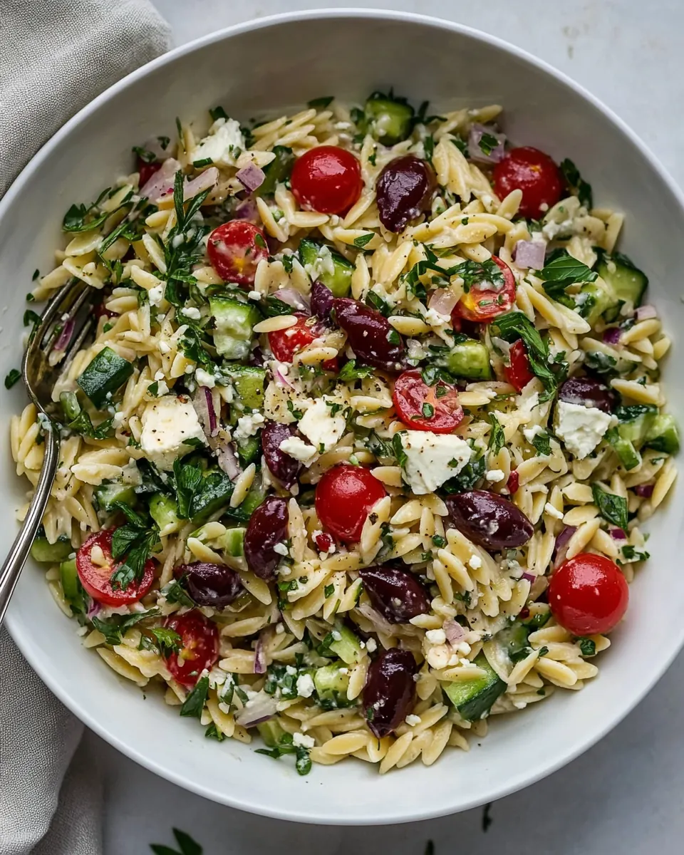Greek Orzo Salad