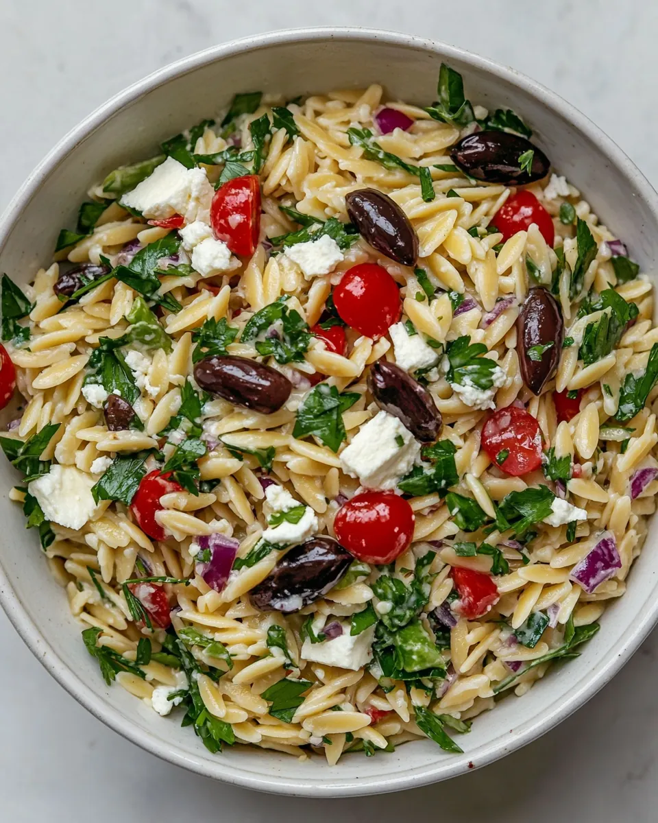 Greek Orzo Salad