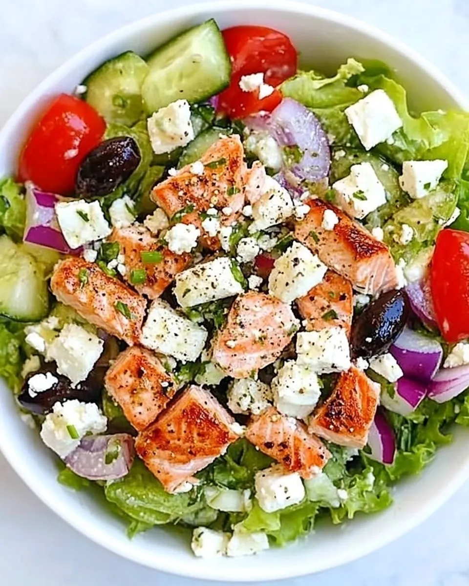 Greek Salmon Salad