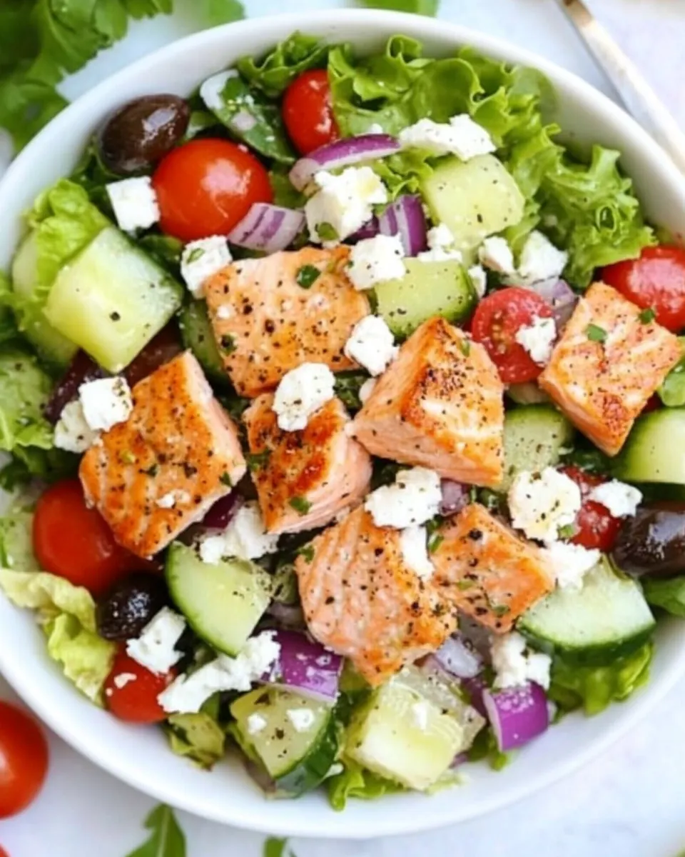 Greek Salmon Salad