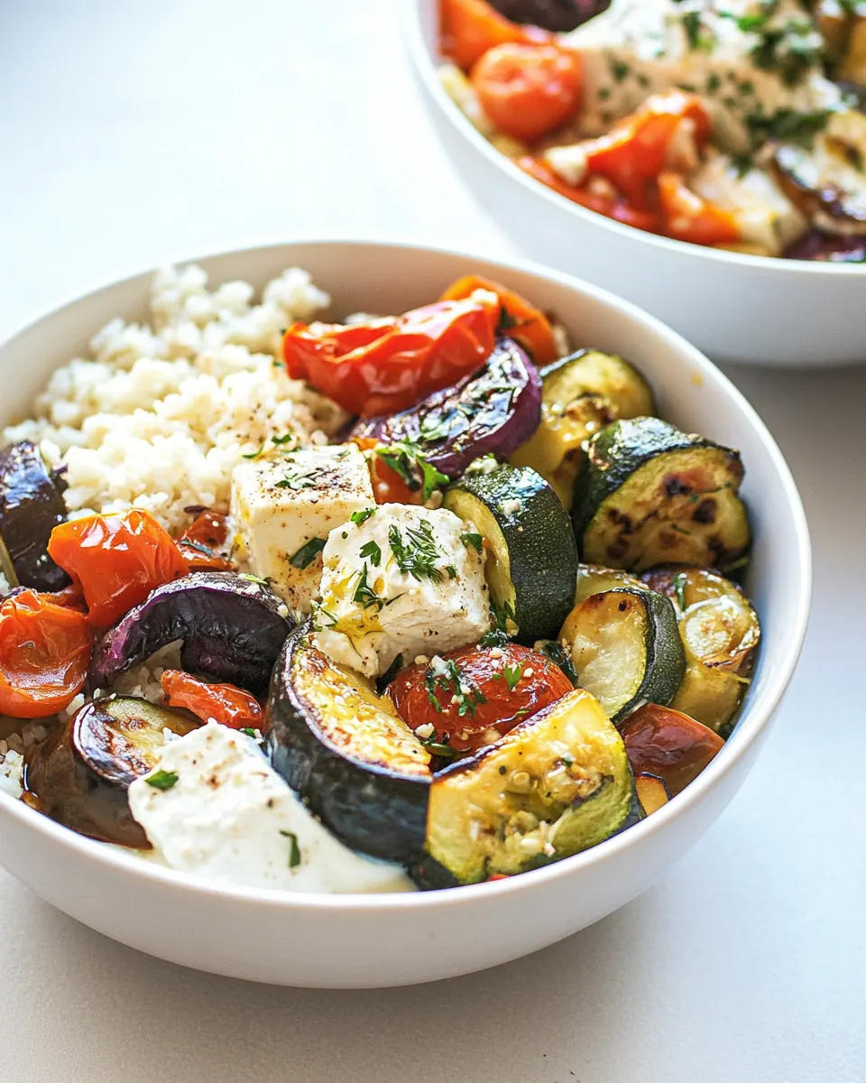 Greek Veggie Bowls