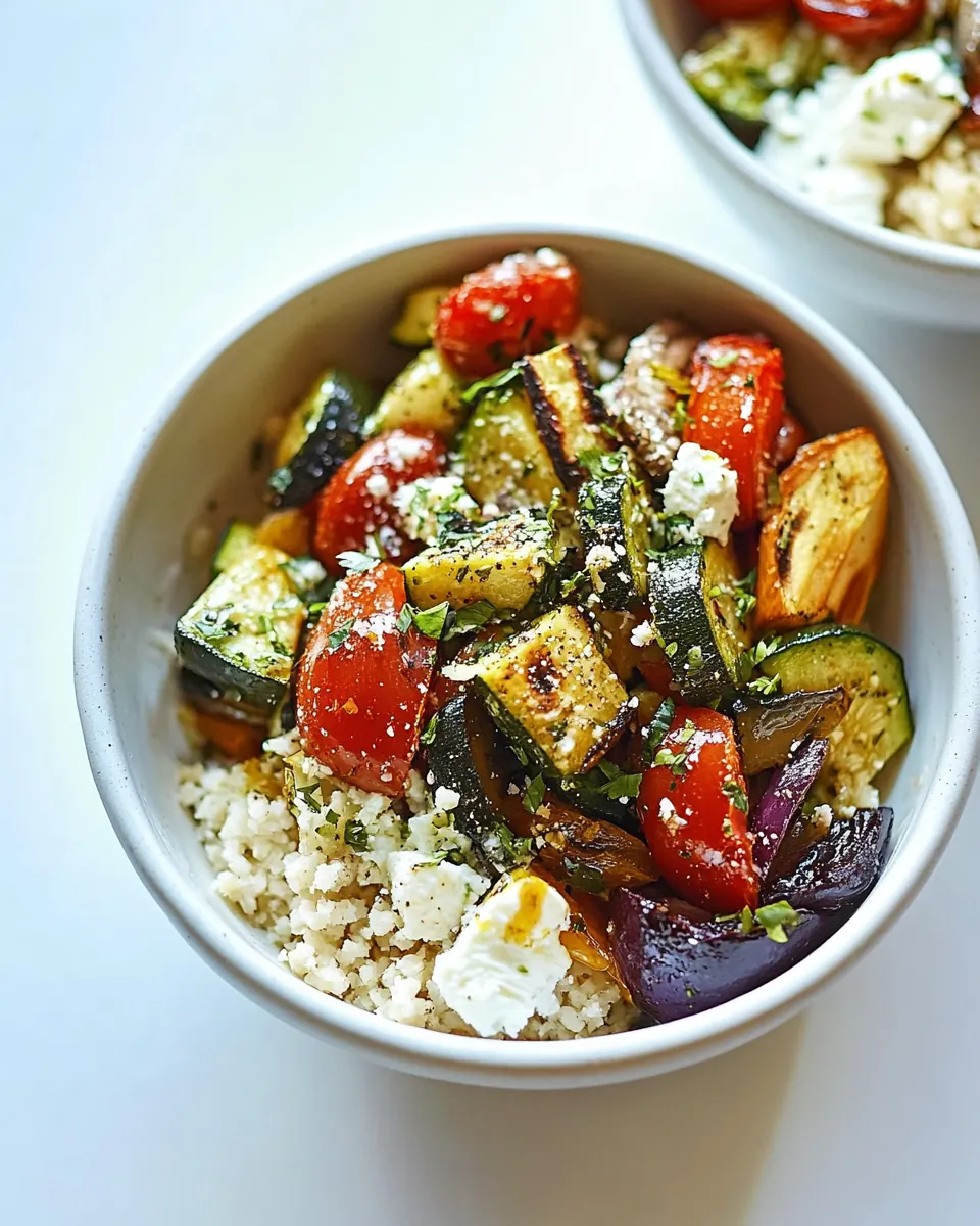 Greek Veggie Bowls