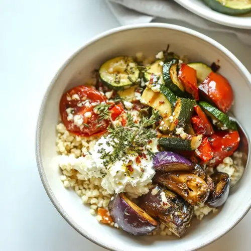 Greek Veggie Bowls