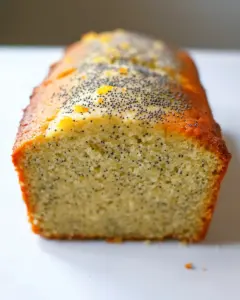 Greek Yogurt Olive Oil Orange Poppy Seed Pound Cake