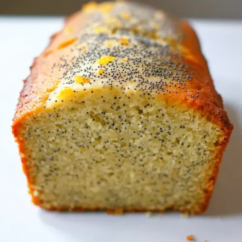 Greek Yogurt Olive Oil Orange Poppy Seed Pound Cake