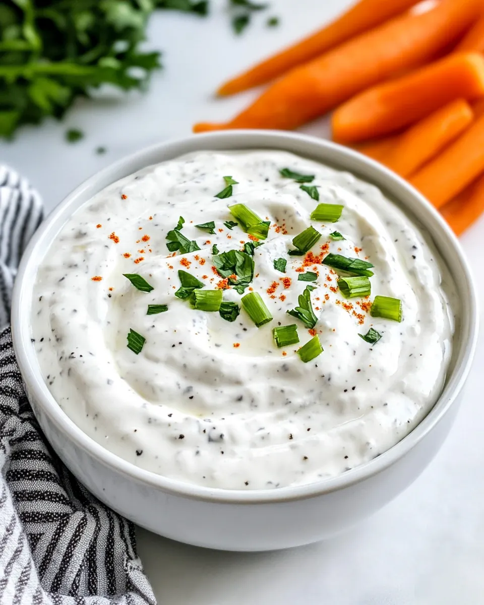 Greek Yogurt Ranch Dip