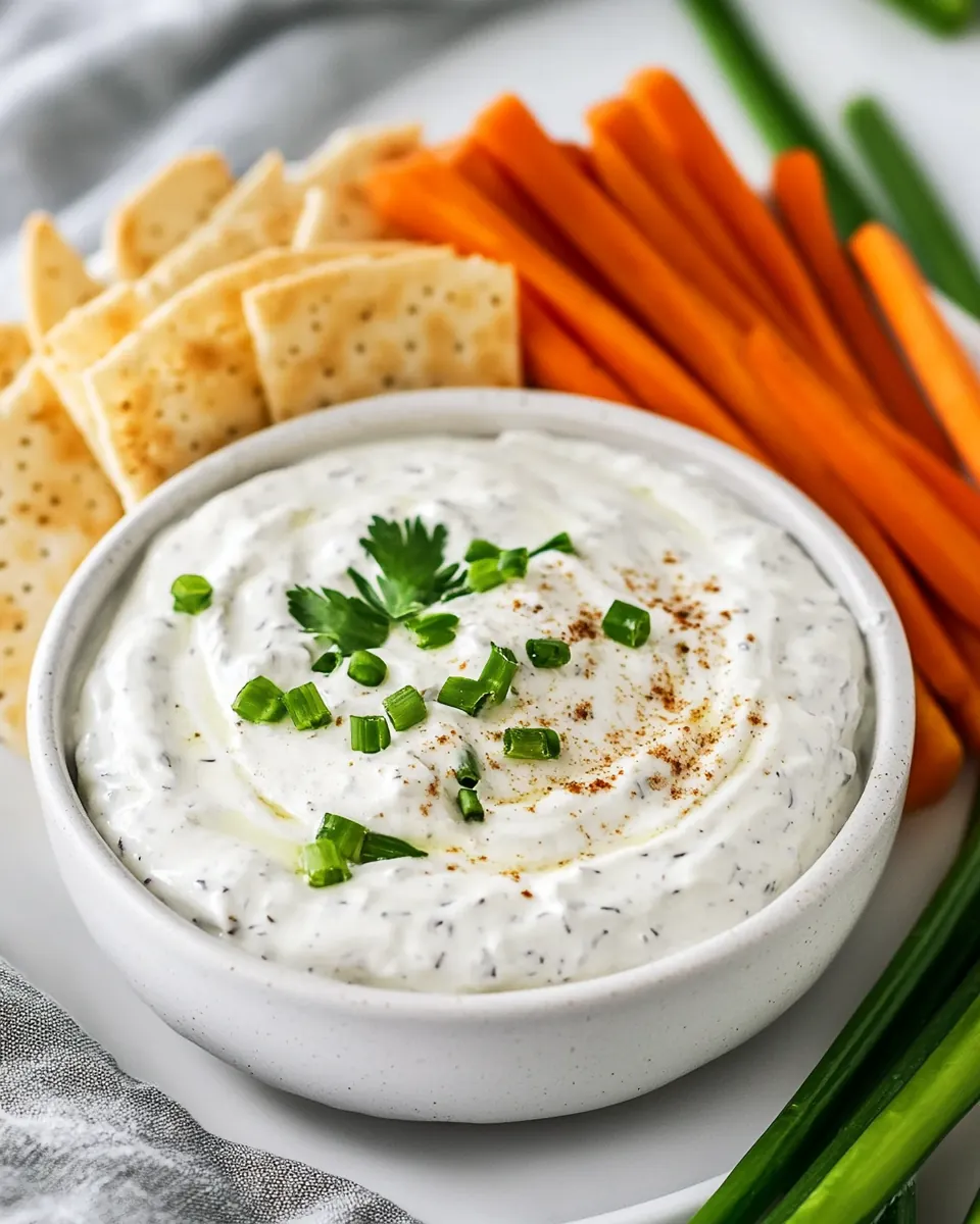 Greek Yogurt Ranch Dip