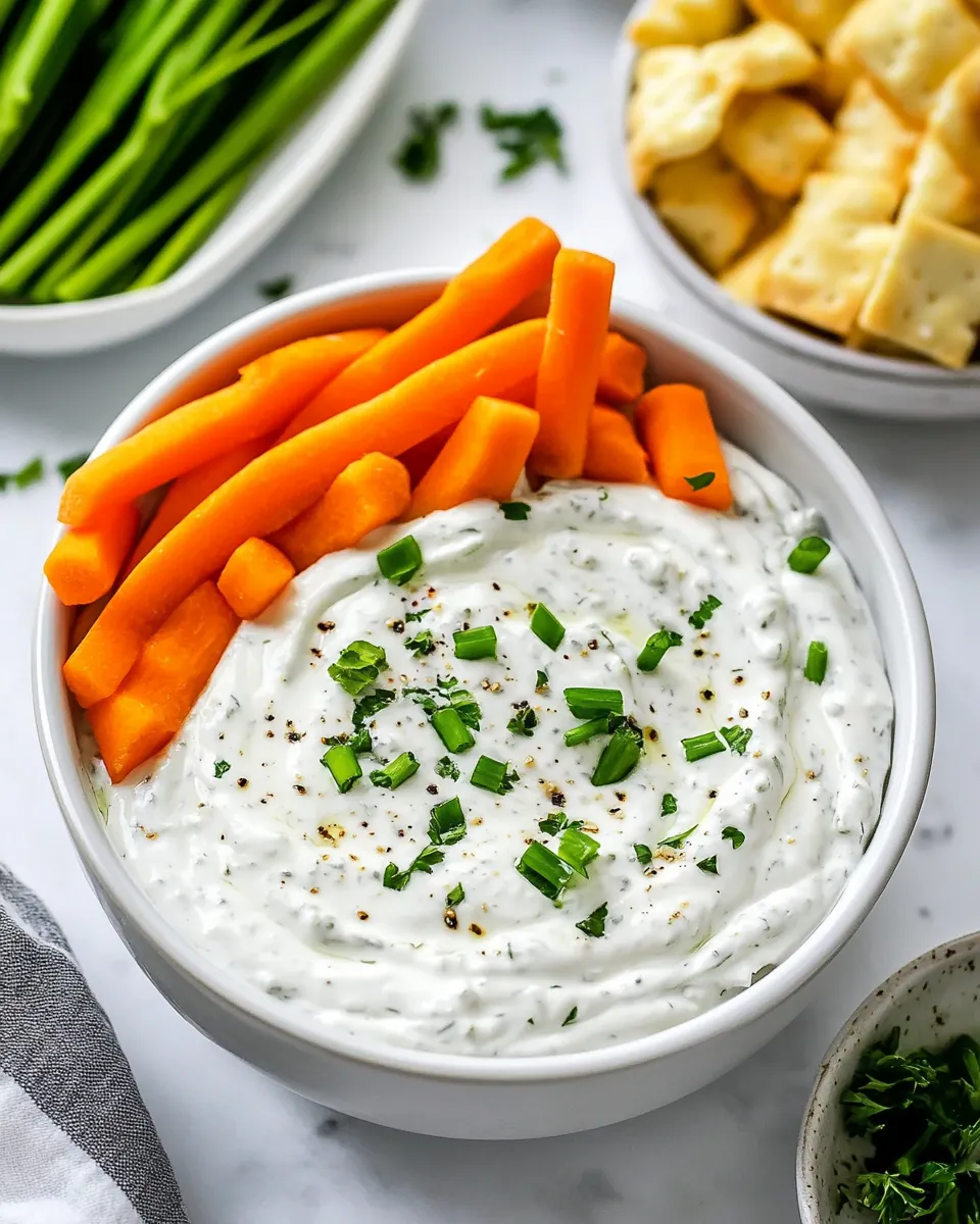 Greek Yogurt Ranch Dip