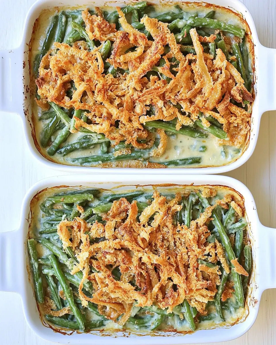 Green Bean Casserole Two Ways