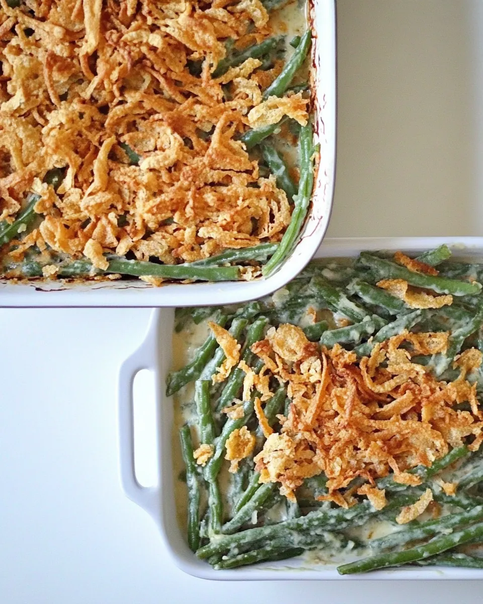 Green Bean Casserole Two Ways