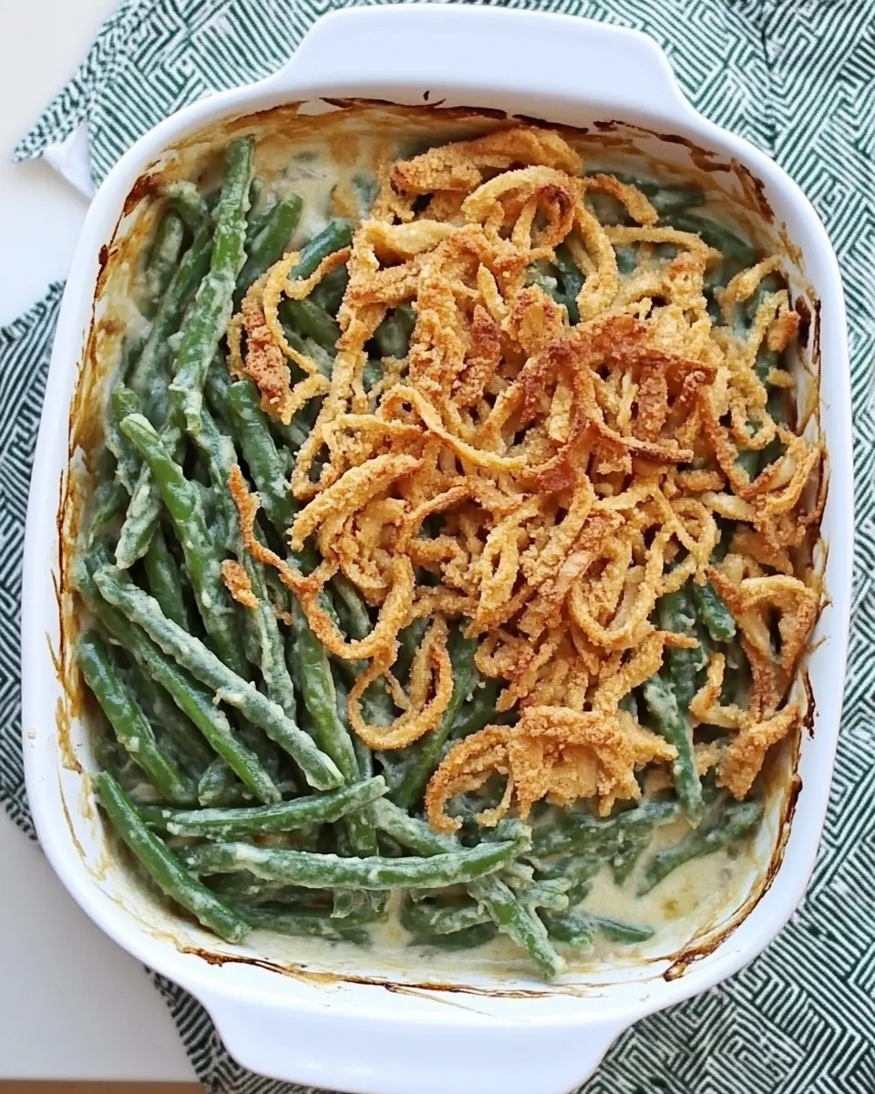 Green Bean Casserole Two Ways