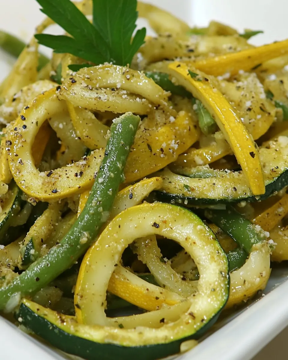 Green Bean and Zucchini Salad