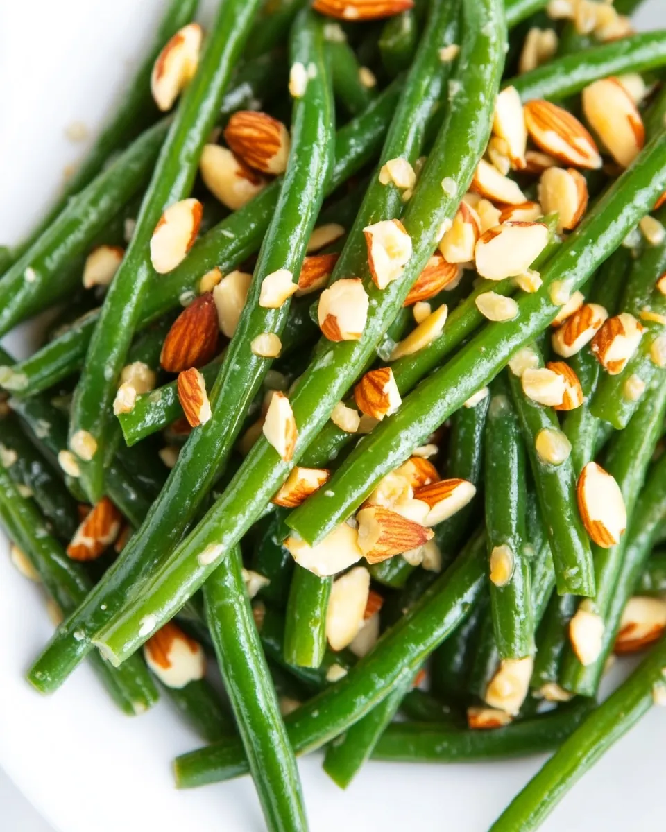Green Beans with Almonds Garlic