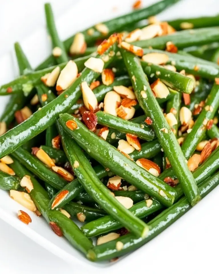 Green Beans with Almonds Garlic