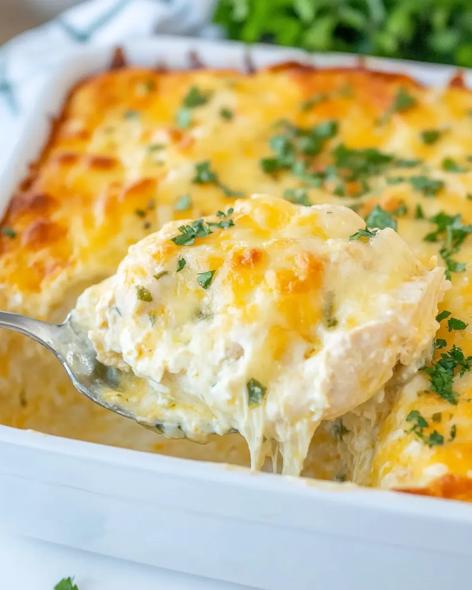 Green Chile Chicken Casserole
