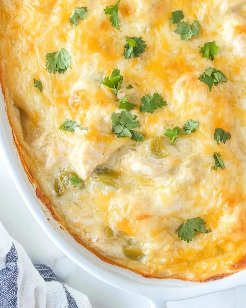 Green Chile Chicken Casserole