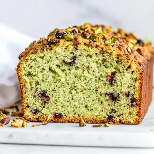 Green Cranberry Pistachio Bread