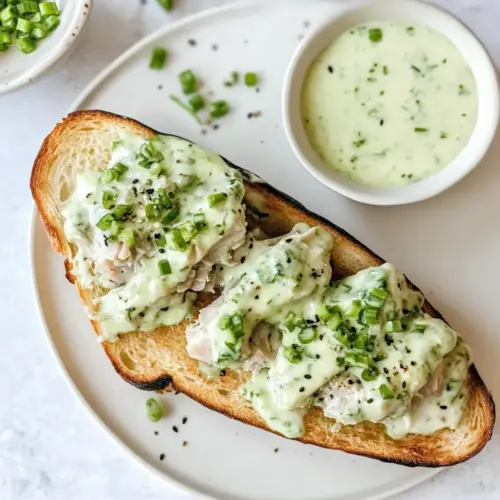 Green Goddess Tuna Melt Tartines