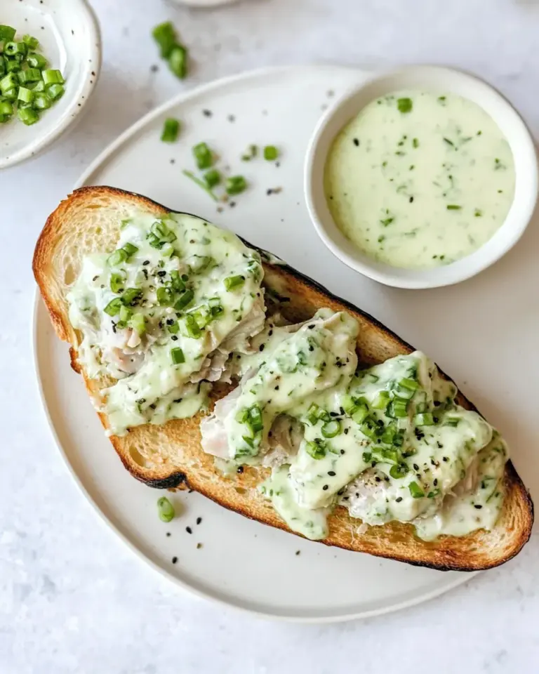 Green Goddess Tuna Melt Tartines