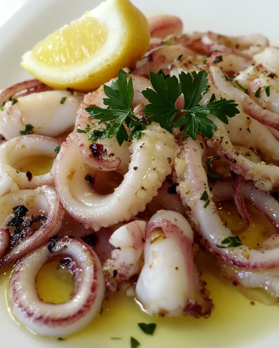 Grilled Calamari