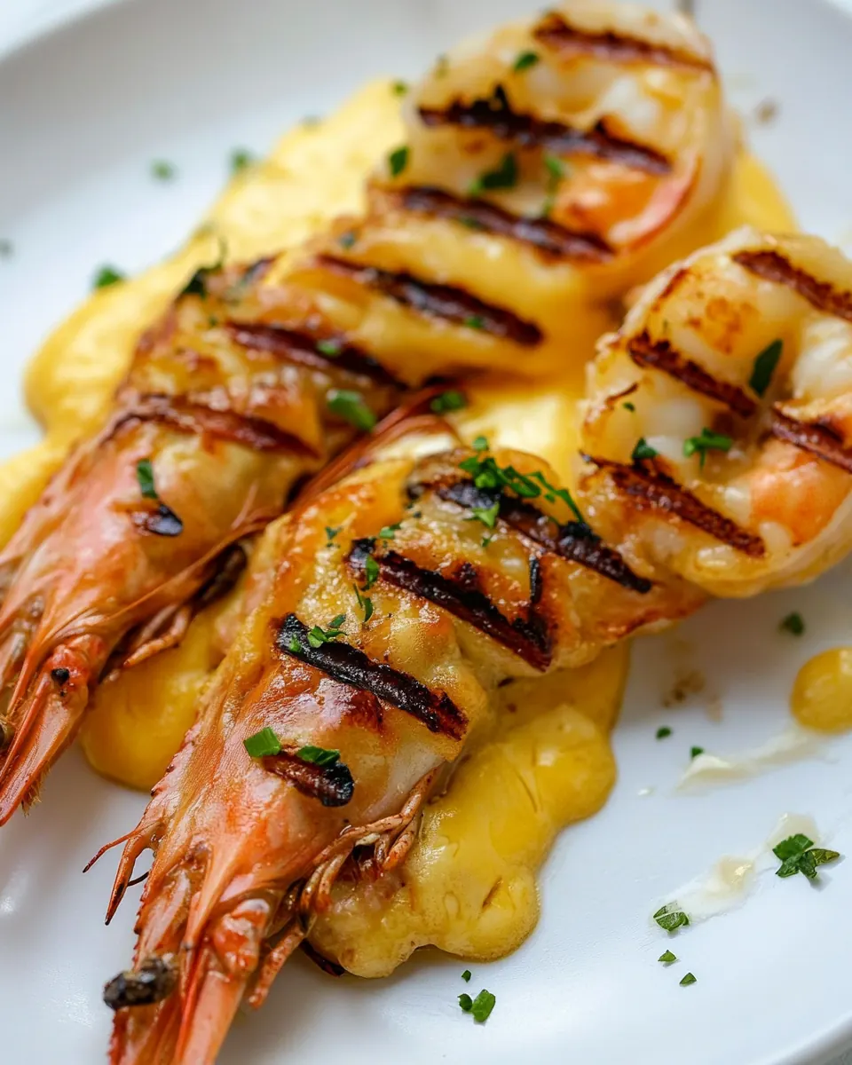 Grilled Cheese Prawn