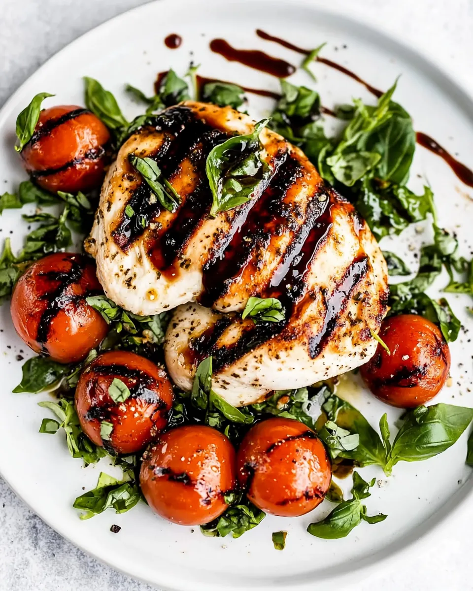 Grilled Chicken Caprese