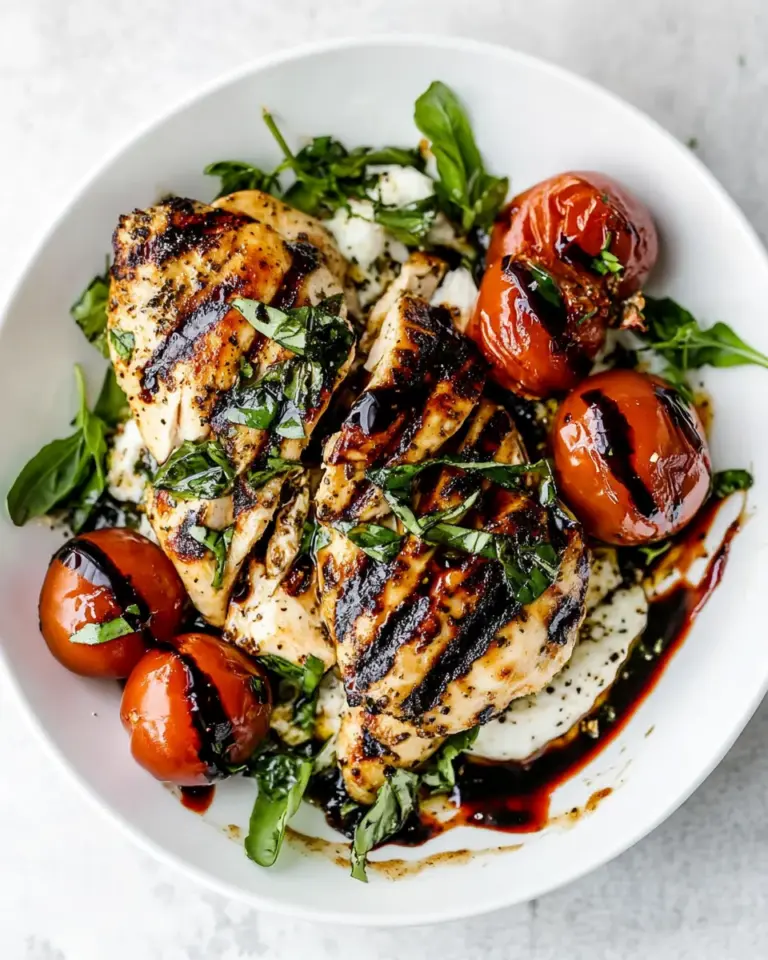 Grilled Chicken Caprese