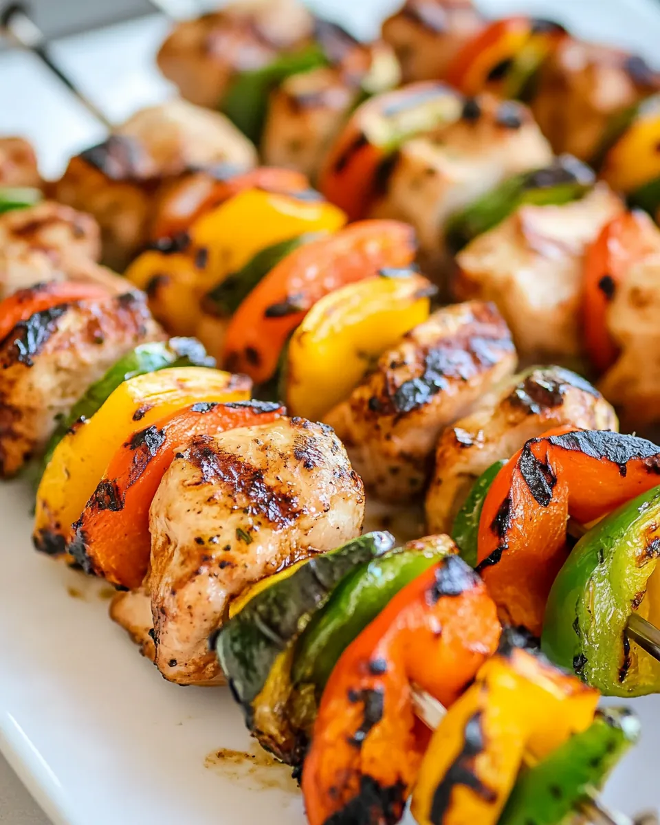 Grilled Chicken Kabobs