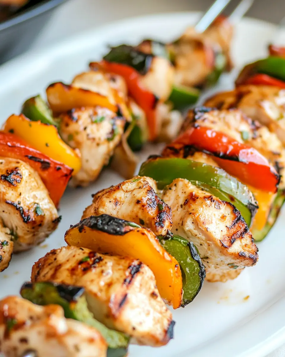 Grilled Chicken Kabobs