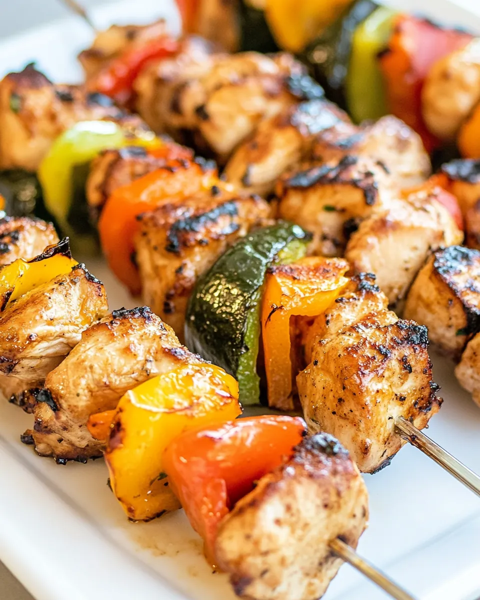 Grilled Chicken Kabobs