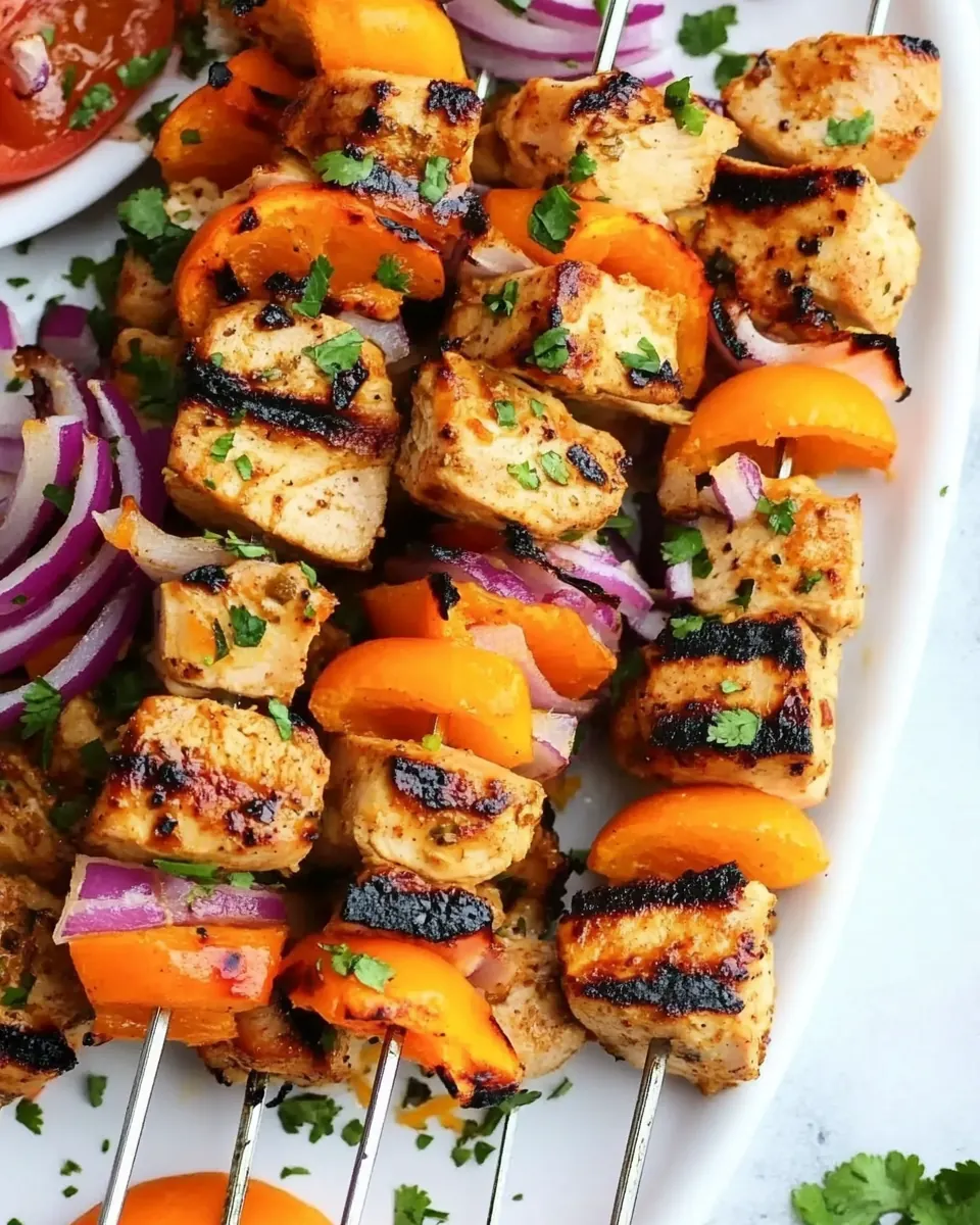 Grilled Chipotle Orange Turkey Kebabs