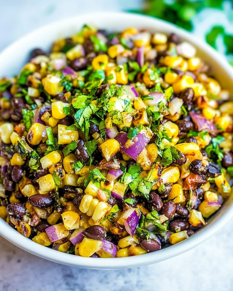 Grilled Corn and Black Bean Salad