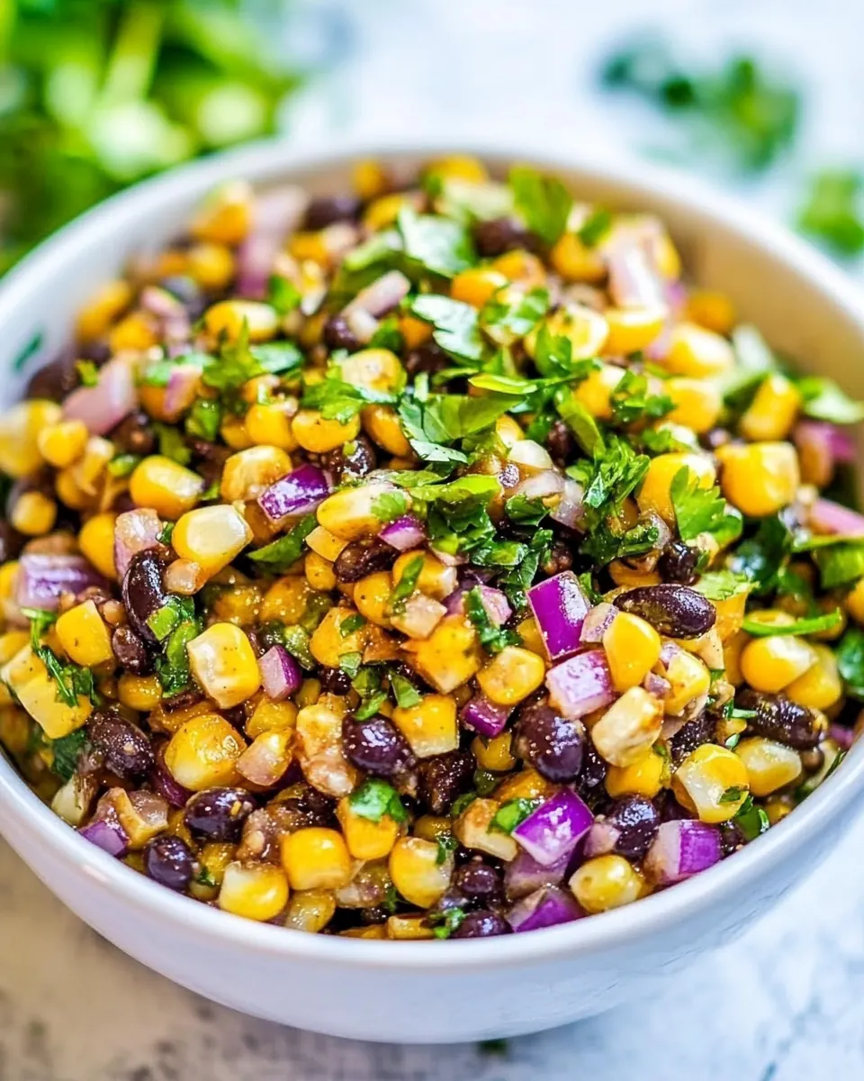 Grilled Corn and Black Bean Salad