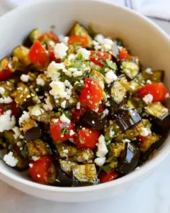 Grilled Eggplant Salad