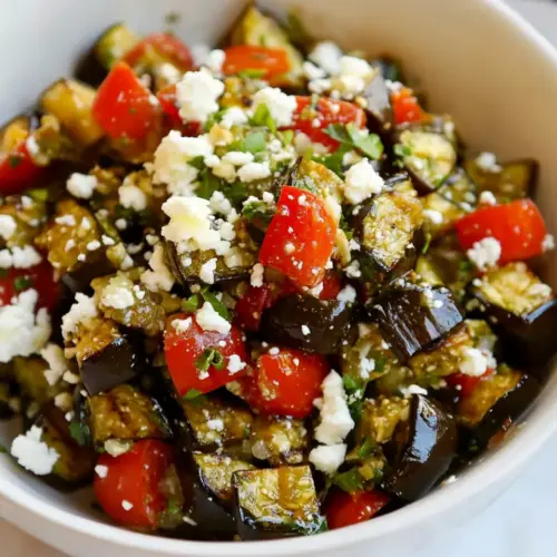 Grilled Eggplant Salad