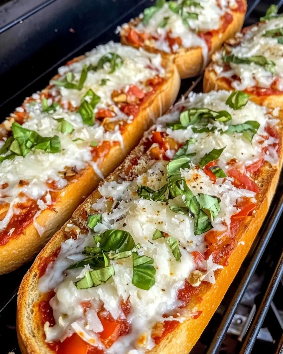 Grilled French Bread Pizza