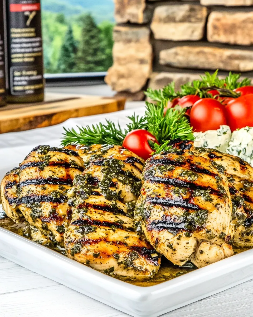 Grilled Greek Ranch Chicken