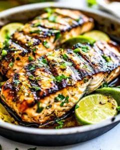 Grilled Honey Lime Salmon