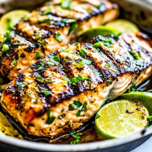 Grilled Honey Lime Salmon