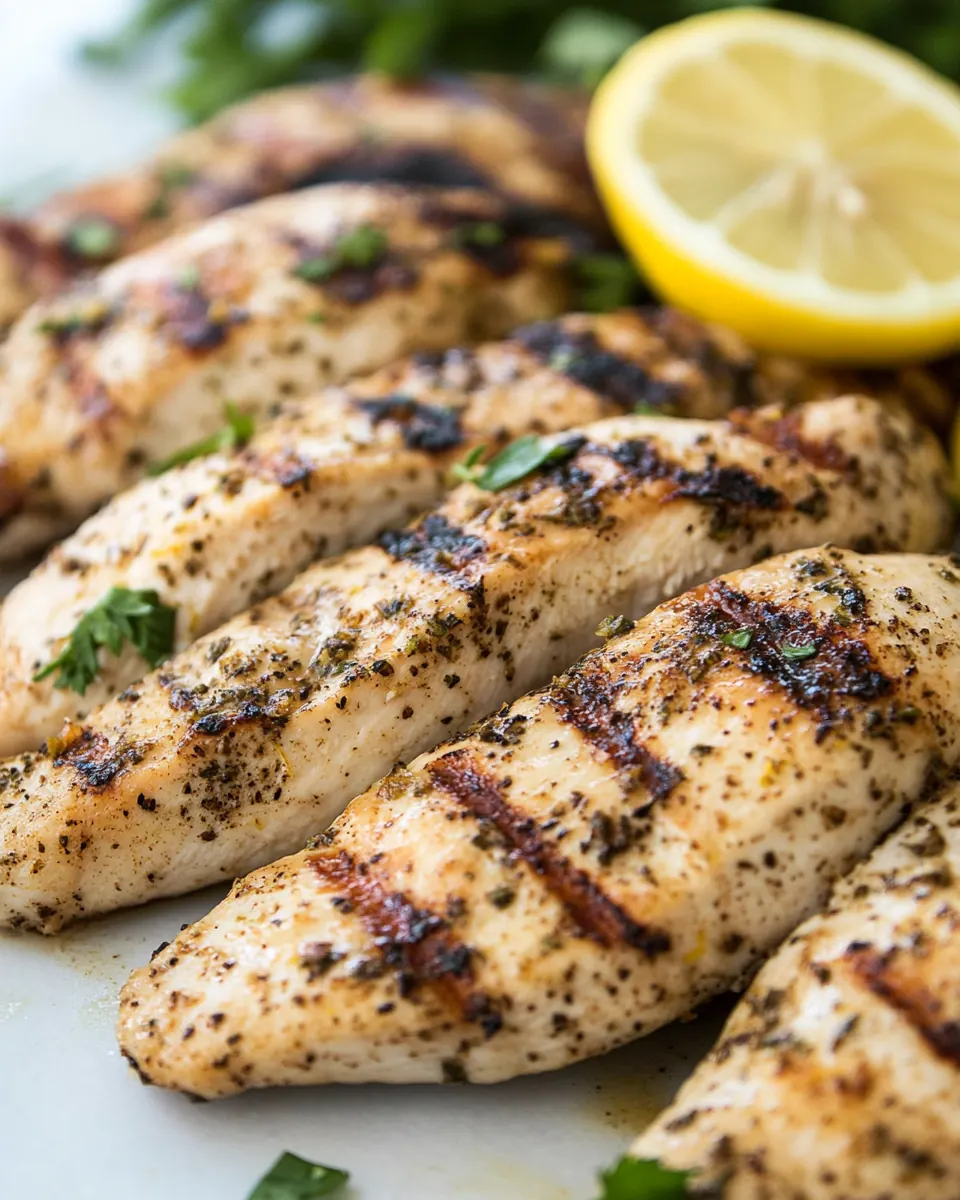 Grilled Lemon Herb Chicken
