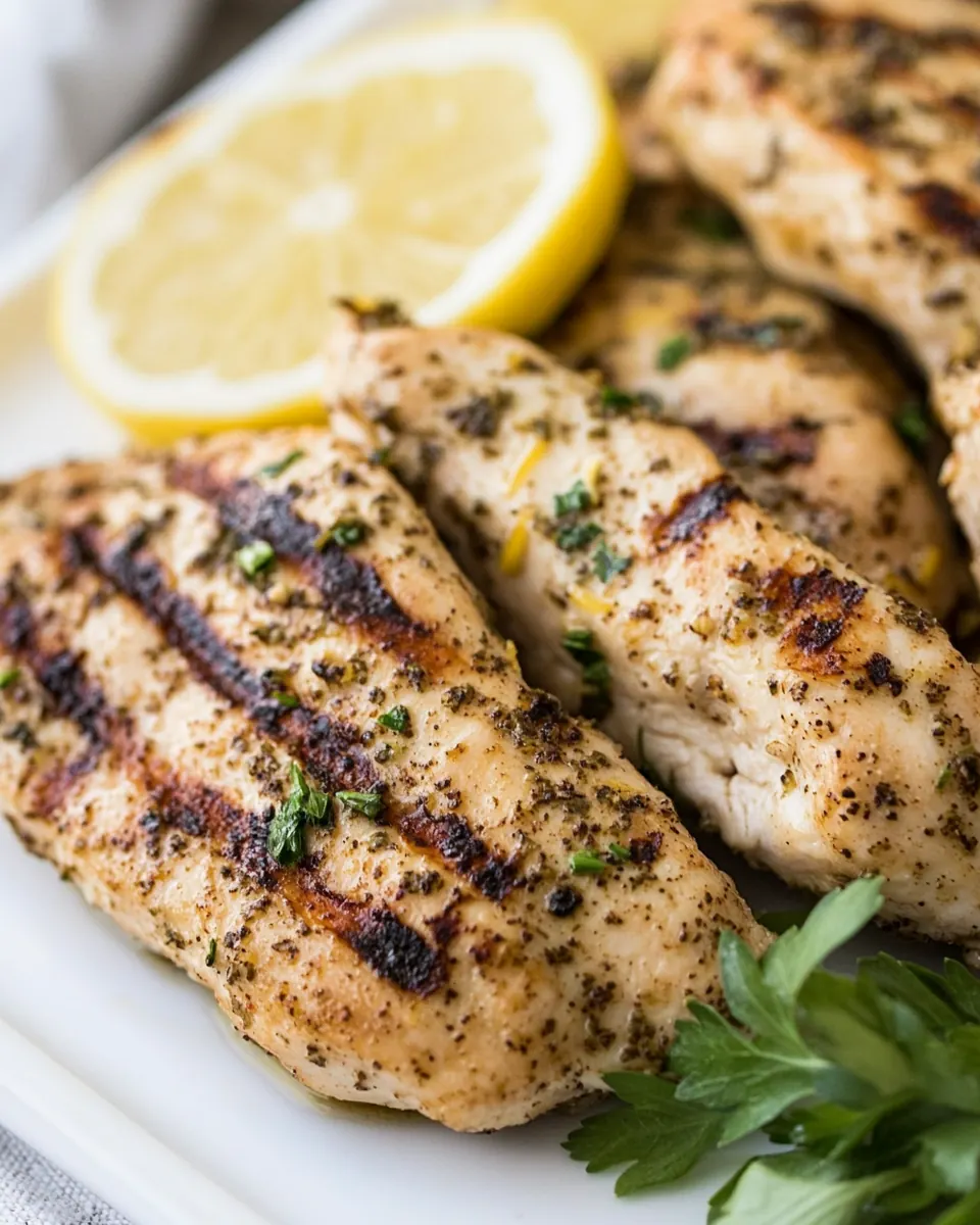Grilled Lemon Herb Chicken