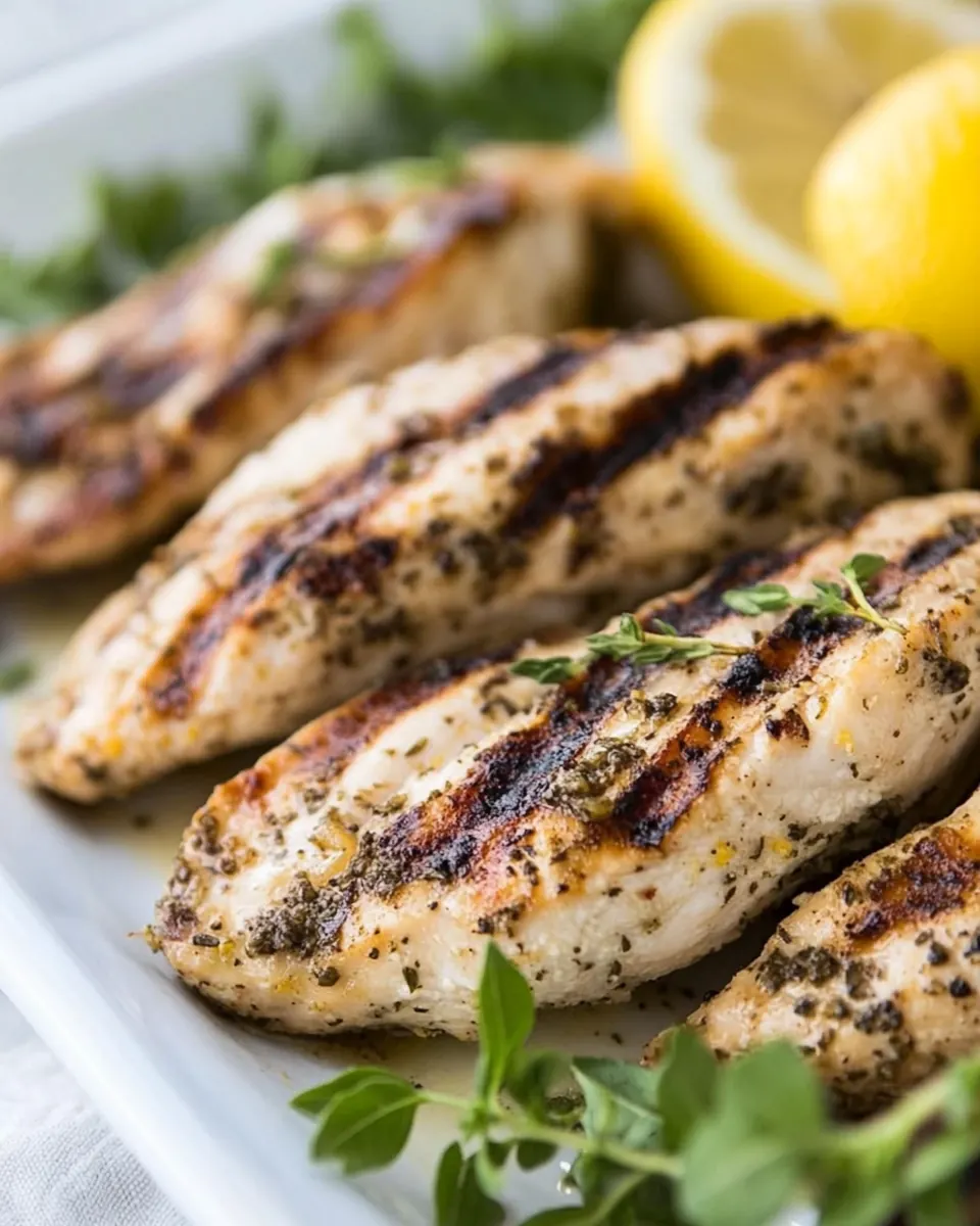 Grilled Lemon Herb Chicken