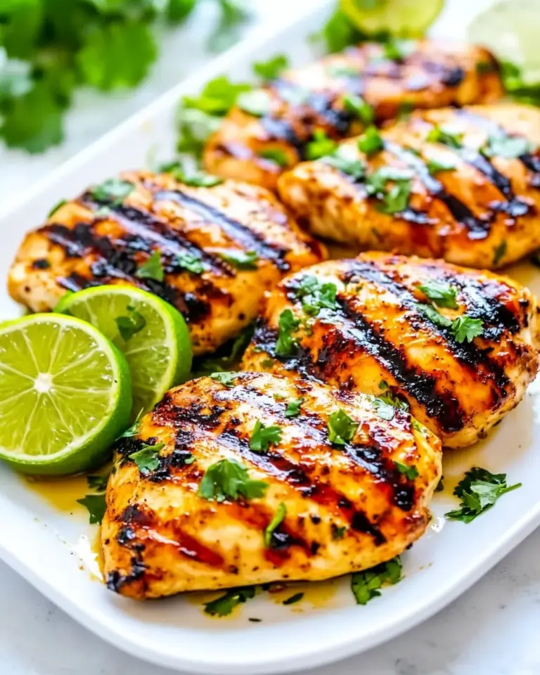 Grilled Lime Cilantro Chicken