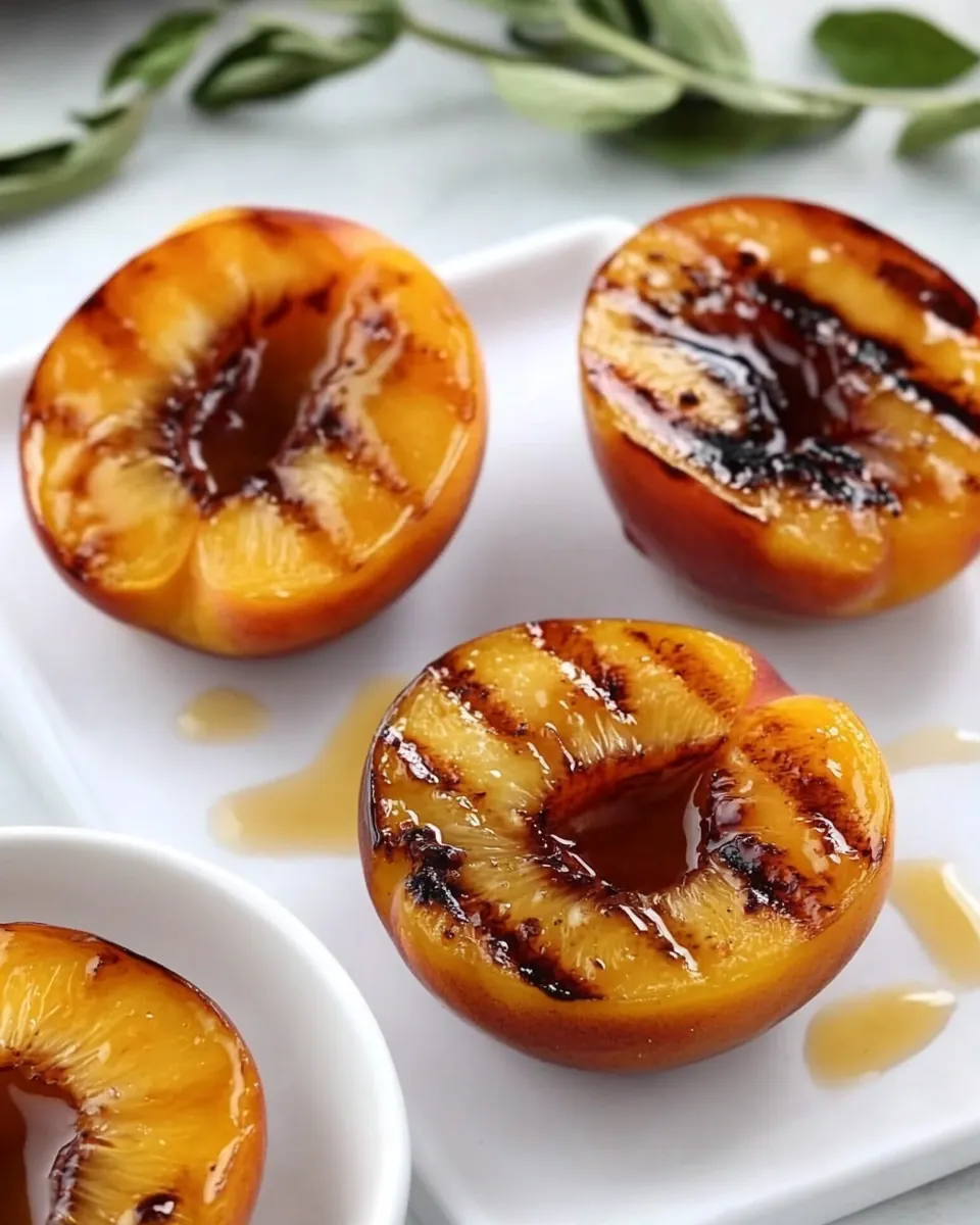 Grilled Peaches