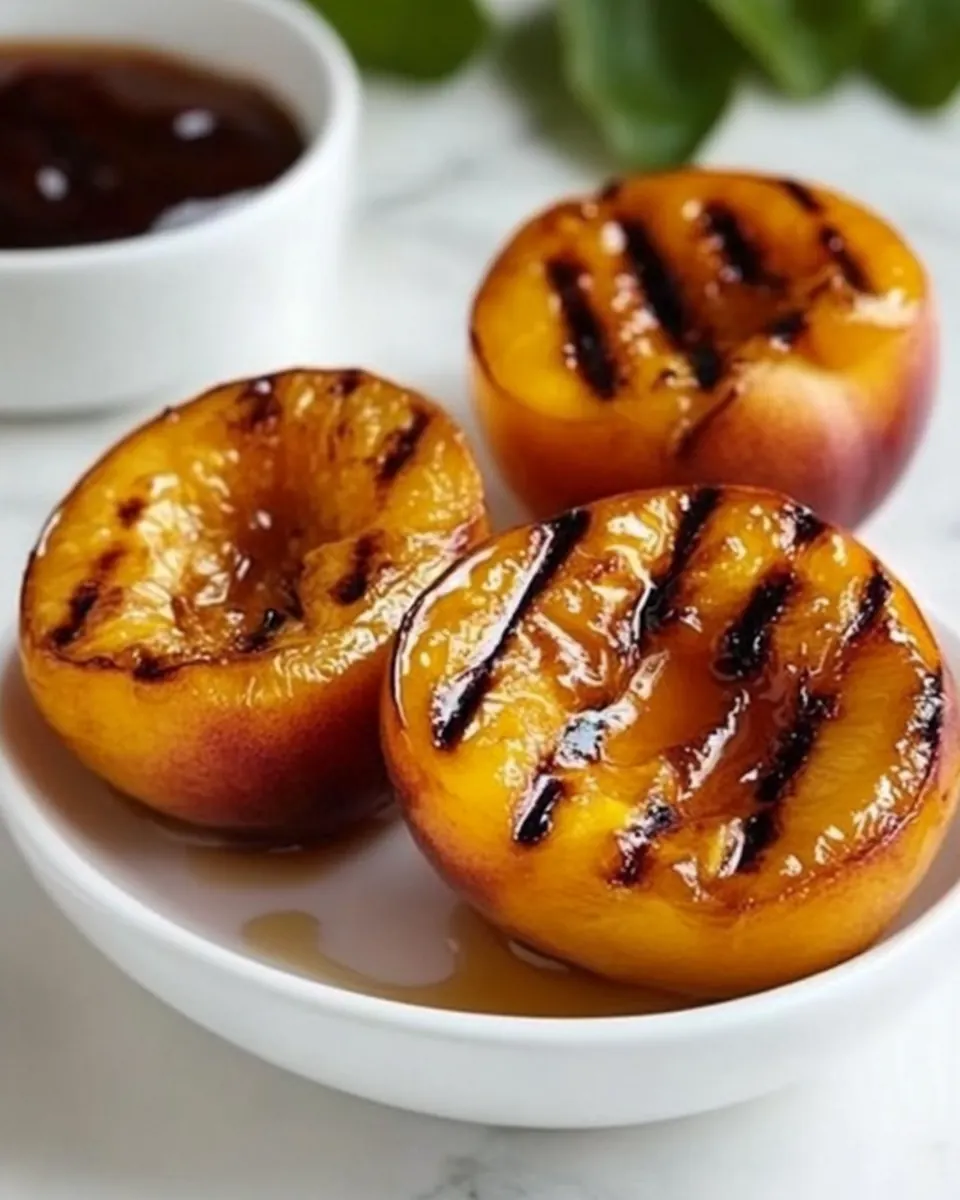 Grilled Peaches