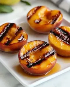 Grilled Peaches