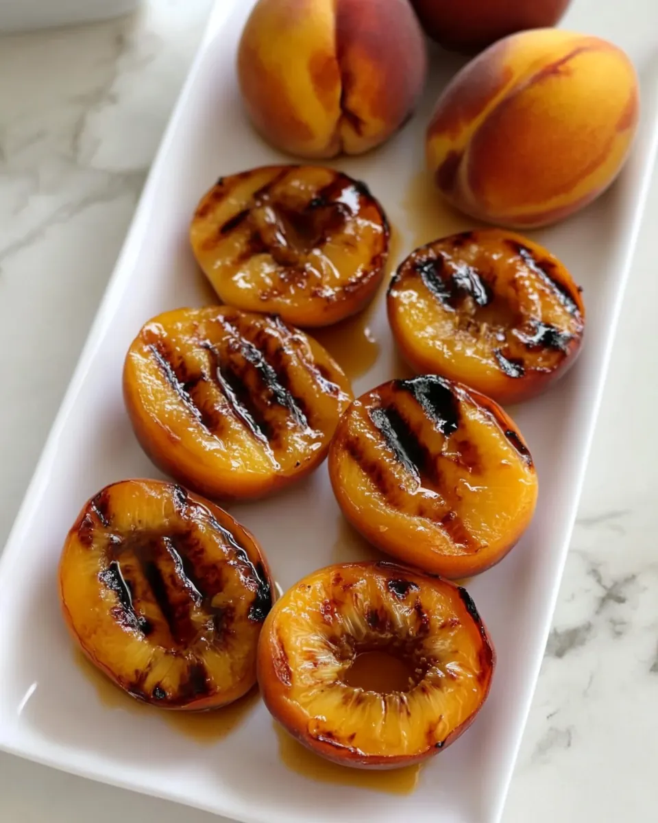 Grilled Peaches